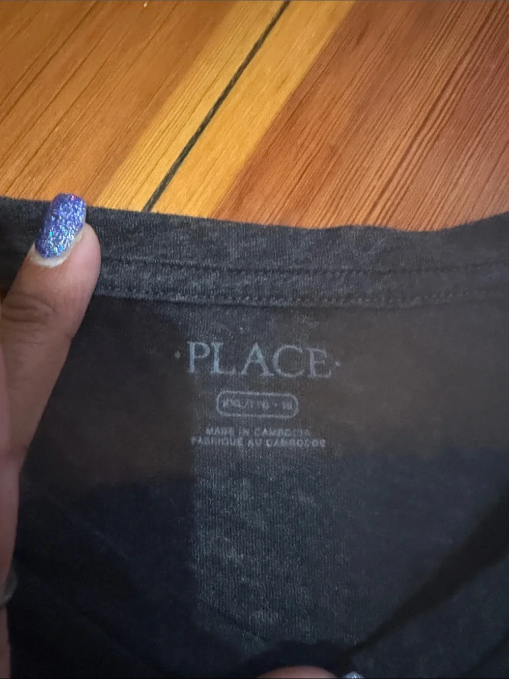 The Children's Place Charcoal V-Neck Tee